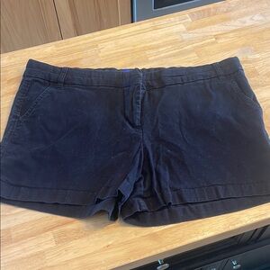 Simply Styled Black Bermuda Shorts Cotton Blend